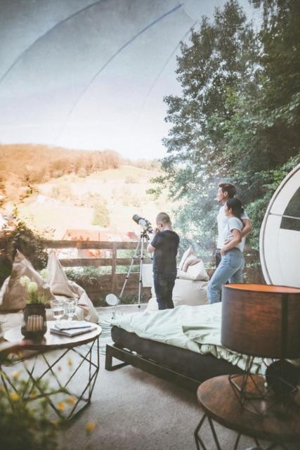 Living Timeless- Bubble Tent Elzach- Schlafen Unterm Sternenhimmel エクステリア 写真