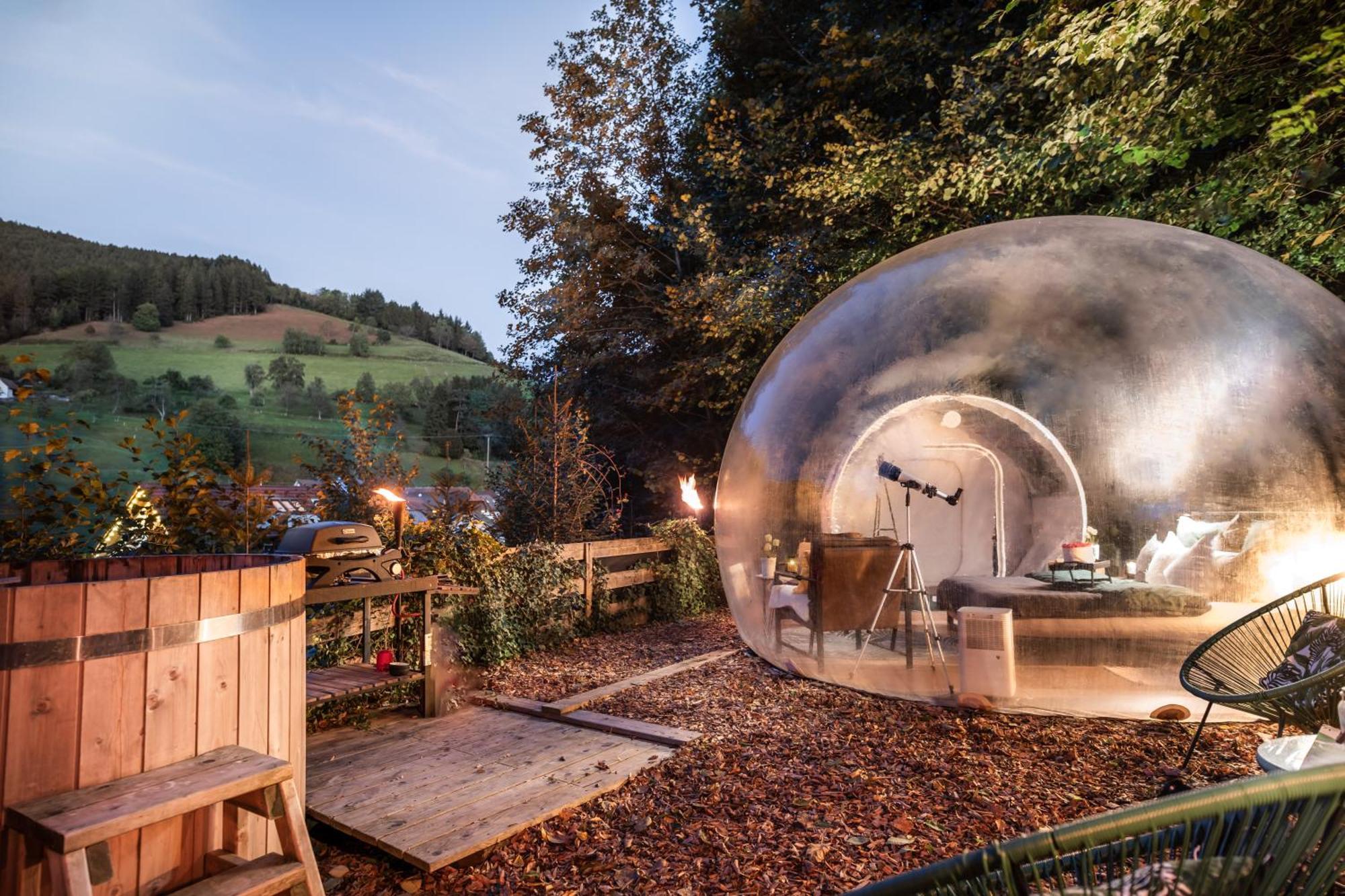 Living Timeless- Bubble Tent Elzach- Schlafen Unterm Sternenhimmel エクステリア 写真